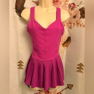 Vibrant Pink Pleated lululemon top